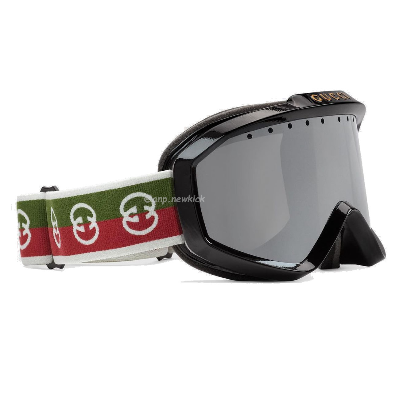 Gucci Ski Goggle Black Pink Olive Green White (14) - newkick.org